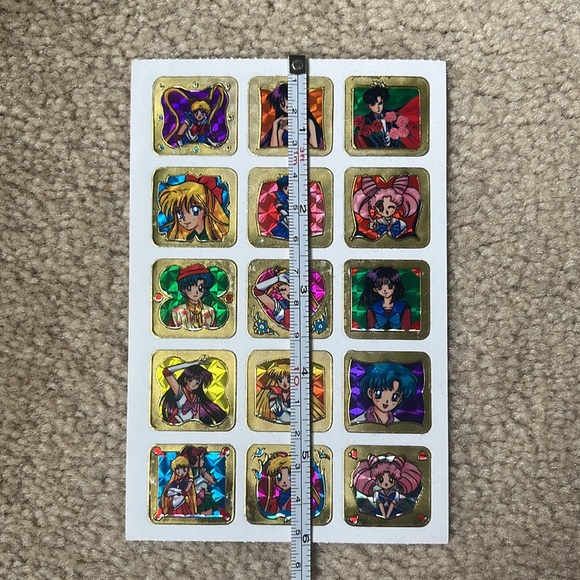 Vintage 90s Prismatic Sailor Moon Stickers (One Sheet) - Picture 6 of 8